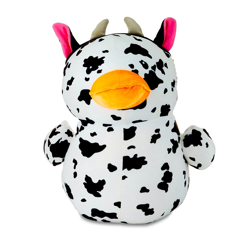 Way to Celebrate Cow Patterned Duck Plush- Jumbo